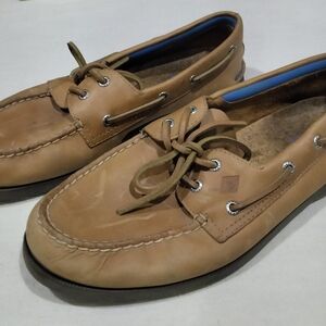 Sperry Tan Leather Loafers